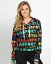 ADIDAS STELLAS SPORT PRINTED FULL ZIP