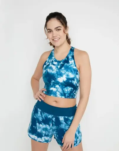CHAMPION CROP TOP TIE DYE
