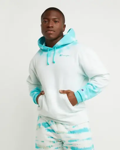 HOODIE CHAMPION TIE DYE OCEAN